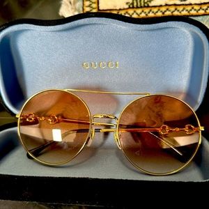 Gucci woman singles GH 878S gold brown